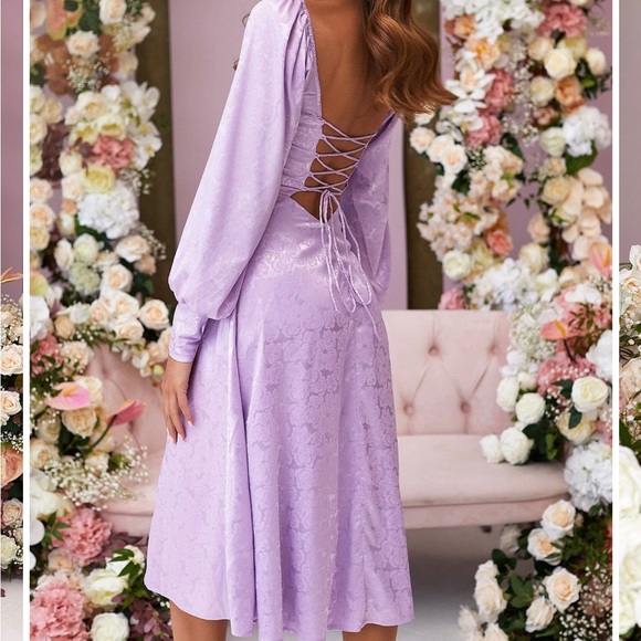 ALMOUR THE LABEL Lydia Midi Dress - Picture 2 of 4